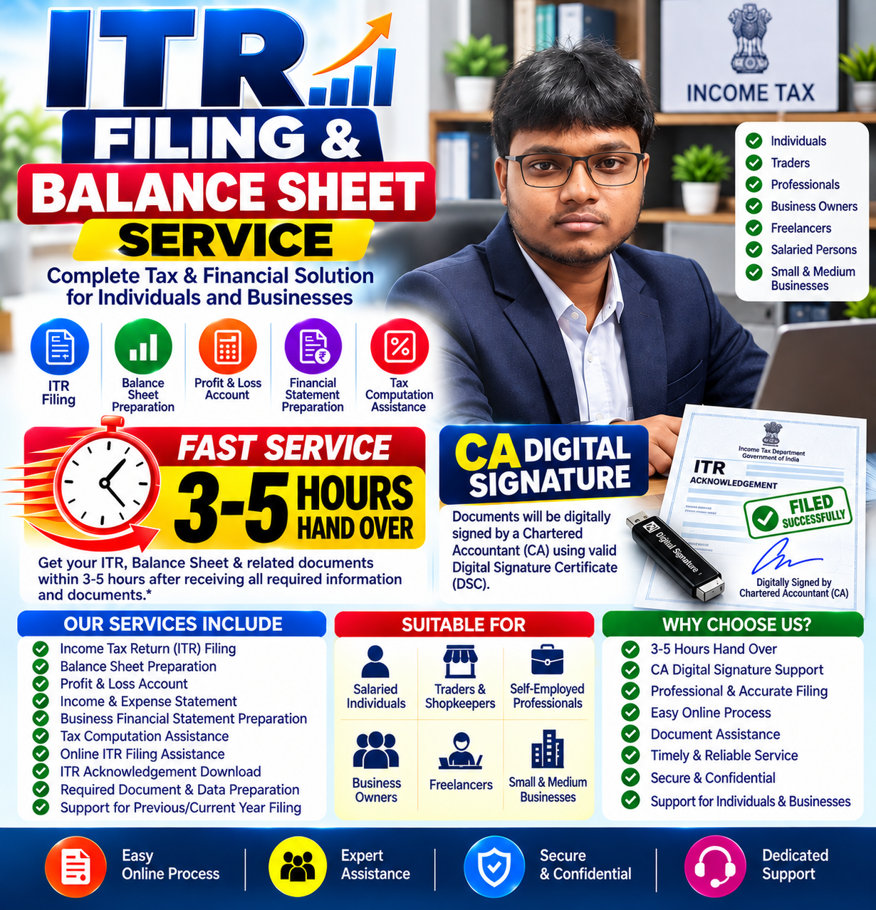 ITR Filing & Balance Sheet  Service